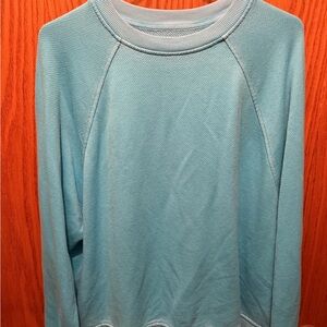 Aerie Women's Light Blue Crew Neck Sweater